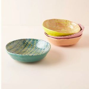 2 Count Anthropologie Cora Grain Bowls in Melon